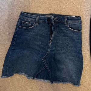 blue jean skirt